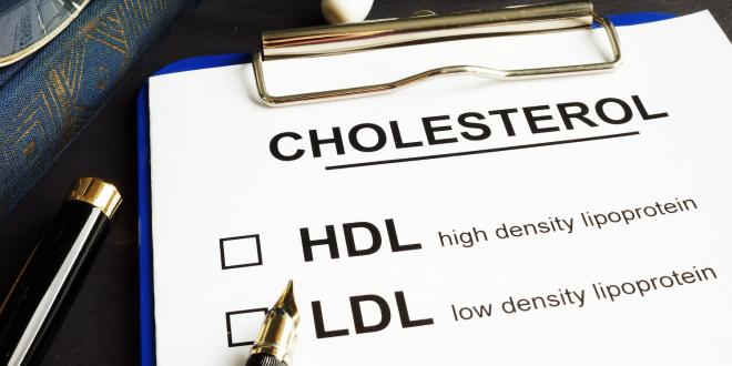 Clipboard with high density lipoprotein and low density lipoprotein